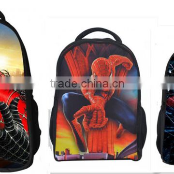 2015 high quality 3D picture school bag