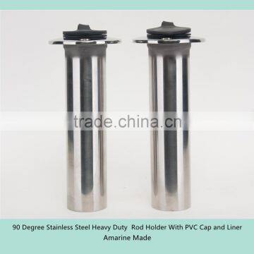 90 Degree Stainless Steel Heavy Duty Rod Holder With PVC Cap and Liner photo-3