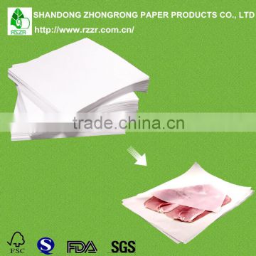 Most popular meat packaging paper with pe coating