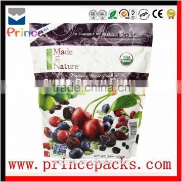 2015 new products Laminated material food packaging/snack packaging bag /dried food packaging