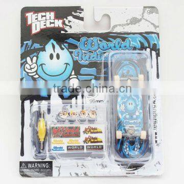 Tech Deck Fingerboard Skateboard World Industries Wet Willy Blue 96mm #1289