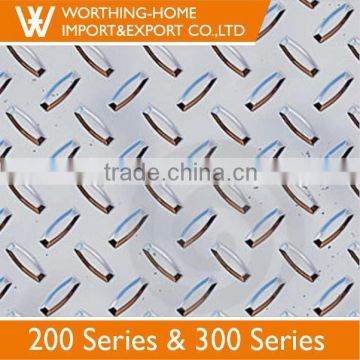 201 chequered stainless steel sheet for elevator door