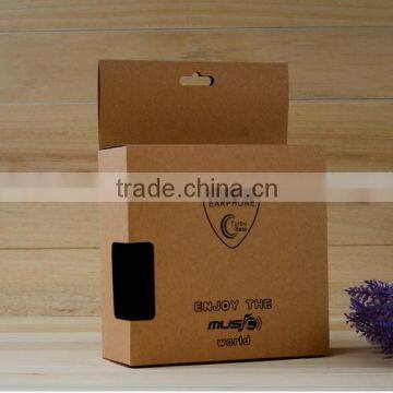 Guangzhou kraft paper gift box with window