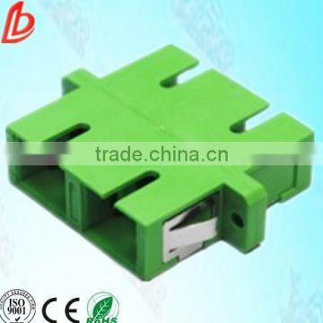 China manufacture SC/APC duplex fiber optic adapter ,duplex SC APC fiber optic adapter/coupler