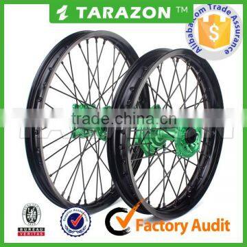 TARAZON Brand High Strength Spoke Wheels Suit for Kawasaki Dirtbike photo-2
