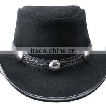 Pure Suede Leather TOPPER "Steampunk" TOP HAT