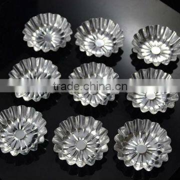 Bakery supplies Disposposabe Tin Foil Tart Pan / Cupcake Pan