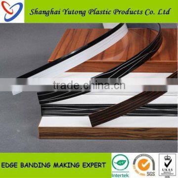 high glossy furniture pvc plastic edge banding strips for landscaping furnitures