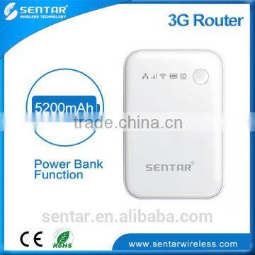 Support WCDMA EVDO GSM Router 3G Wireless Wifi Router With SIM Card Slot