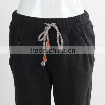 Wholesale Jogging Track Pants 2016 Latest Mens Plain Black Jogger Pants photo-5