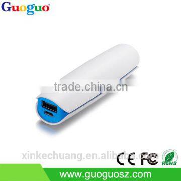 Guoguo portable li battery slim 18650 mobile power bank 2200mah