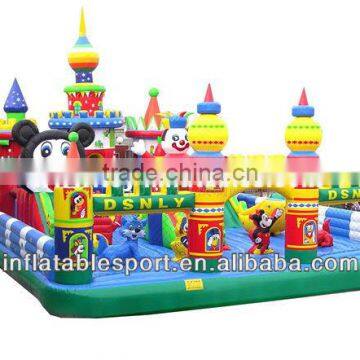 inflatable amusement park, giant inflatable playground