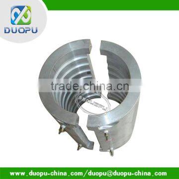 Cast in aluminum band heater for plastics extrusion duopu