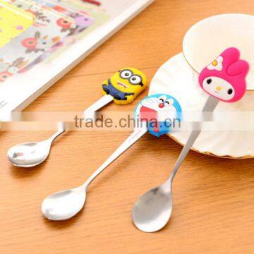 High Quality Kids Cartoon Stainless Steel Spoon/coffee Spoon/ice Cream Spoon photo-3