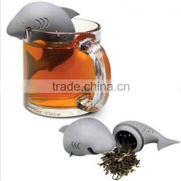 Cute Silicone Shark Infuser Loose Tea Leaf Strainer