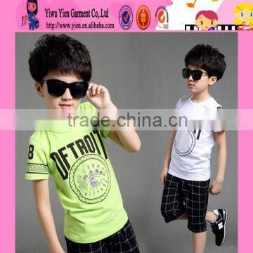 European Kids Summer Clothes Baby Boys Set China Export Clothes Export Kids Boy Clothes