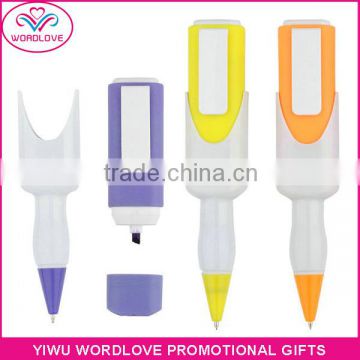 Promotional Gift Mini Colored School&Office use Fluorescent Highlighter Marker Pen