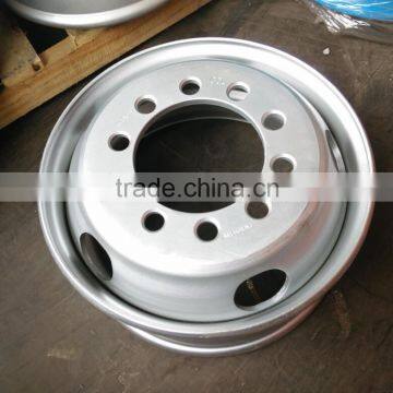 19.5x6.75 10H tubeless steel wheel