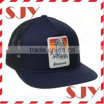 Custom Embroidery Patch Mesh Back High Profile Trucker Hat photo-3