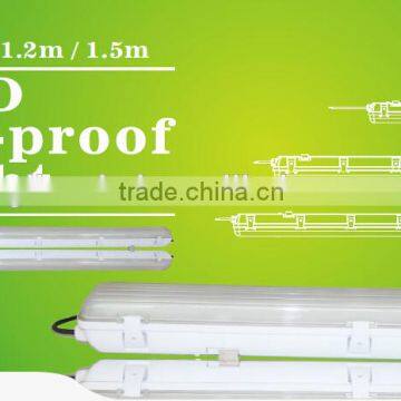 2015 Hot selling IP65 LED Tri-proof Light with built in emergency power 5years warranty