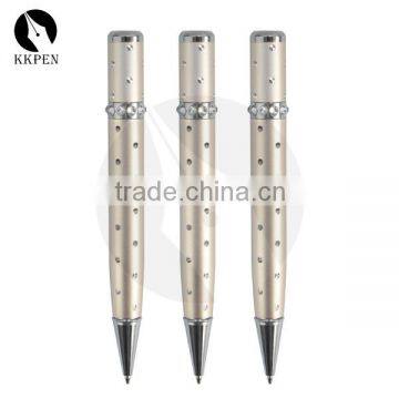 KKPEN Promotional Aluminium Cheap Perfume Ball Pen With Crystal photo-3