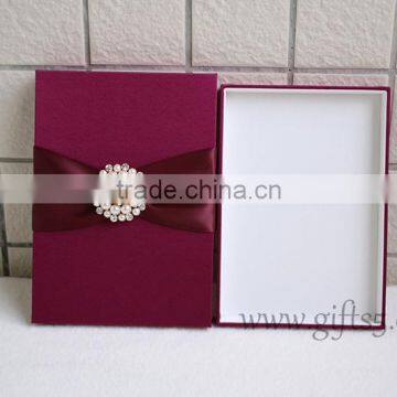 Gorgeous Burgundy Wedding box for invitations