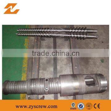 SPJ-132 Co-Rotating Clam-shell Twin Screw Extruder with Barrel and Screw wear-resisting technology