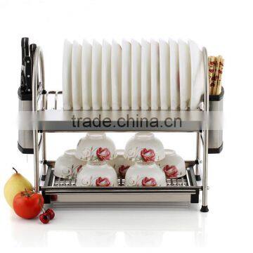 Metal Wire Dish Rack Kitchen Stainless Steel Dish Dry Rack