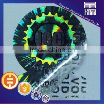 Square Label Custom Shape Laser Holography Adhesive 3D Sticker photo-4