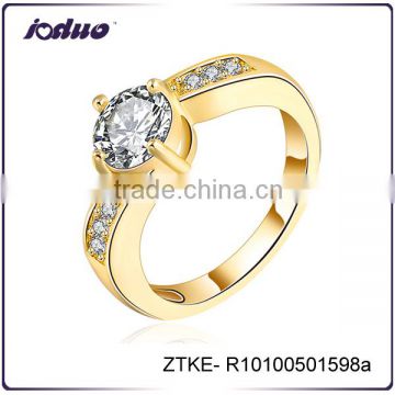 Wholesale Copper Material Platinum Plated Ring 2016