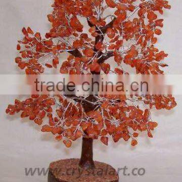 Red-Carnilian Big Size Gem-Tree