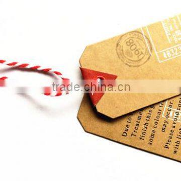 Custom Printing Brown Kraft Paper Garment Tag photo-3