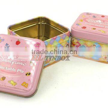 Custom Printing Metal Square Small Tin Box