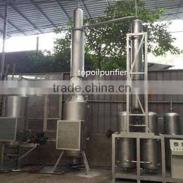 Adopting vacuum distillation technology of machine recycling used oils, waste lubricating oil recycling