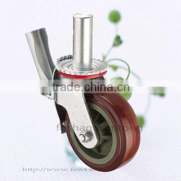 Roller Bearing Heavy Duty Scaffolding Caster Wheel For Trolley