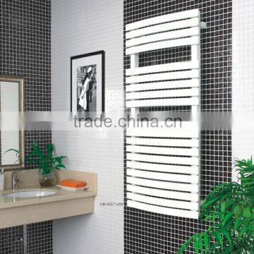 HB-R37 series bathroom hot water heated steel chromed ladder towel racks warmer towe rails radiator