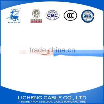 High Quality China Manufacturer Blue House Wiring Copper Core PVC Insulated Flexible Wire and Cable -BVR(50mm2)