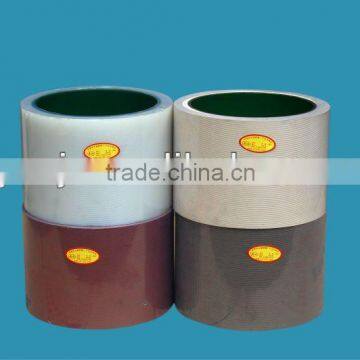 7" white brown amber SBR rubber roll for rice hulling machine