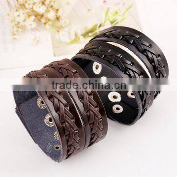 Impressive Vintage Braided Leather Bracelet leather bracelets for small wrists
