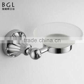 New design Zinc alloy bathroom accessories Wall mounted Chrome finishing Soap dish