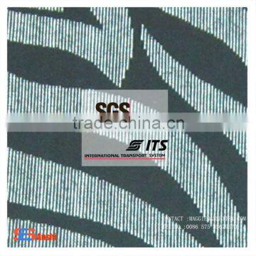 ES6016 Polyester viscose spandex two layer jacquard knitting fabric