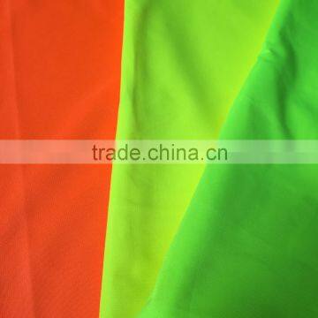 100%polyester fluorescent knitted fabric for safety cloth