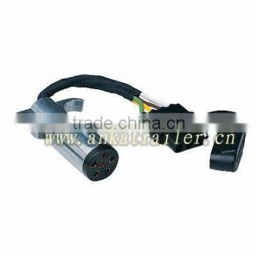 TRAILER FLEXIBLE ADAPTER 6 WAY TO 4 WIRE IN SIMPLE VEHICLE