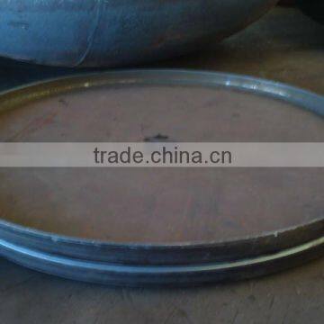 carbon steel flat dish head of pressure vessel parts with top quality