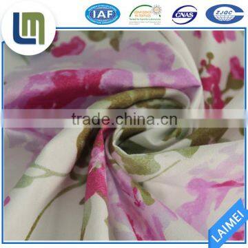 Wholesale price pink flower design printed sheeting