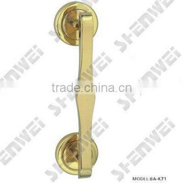 BA-K71 brass pull handle on plate