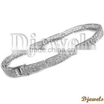 White Gold Diamond Bracelets, Diamond Gold Bracelets, Diamond Jewelry