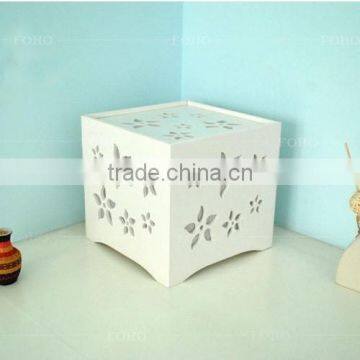 White color Creative DIY carved table lamp unique designs (FH-BL04501)