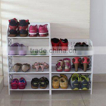 Corner Shoe Shelf Wood Plastic Cabinets Storage