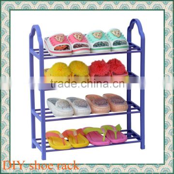 4 Tier Shoe Rack Closet Organizer Holder Free Standing Stand Space Saving